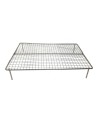 Rejilla inox con pies para candidera