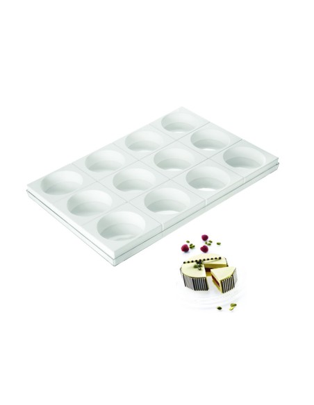 MOLDE SILICONA 60x40 cm para 12 PIEZAS Ø11,5 H4