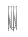 Carro bandejero inox 20 estantes desmontable