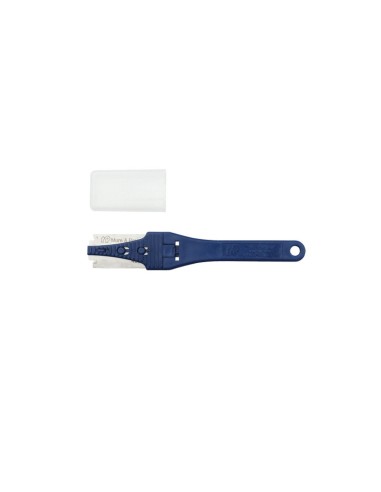 Cuchilla intercambiable detectable con tapa protectora