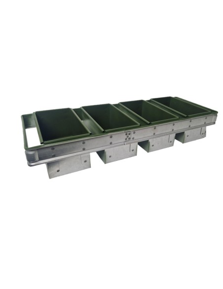 Batería Bakertool con 4 moldes para pan de molde