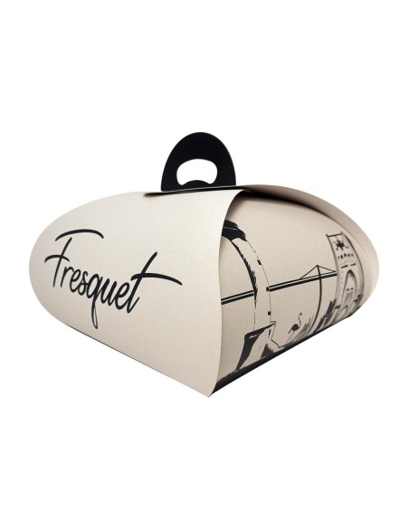 Caja estrella kraft personalizada para tarta con logotipo