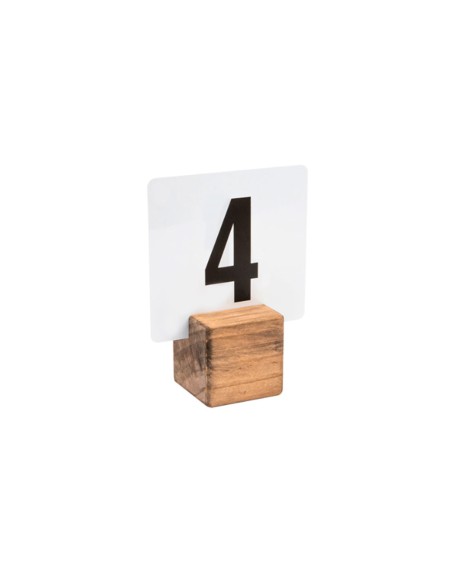 PORTAPRECIOS CUBO DE MADERA (PACK 2 UN)