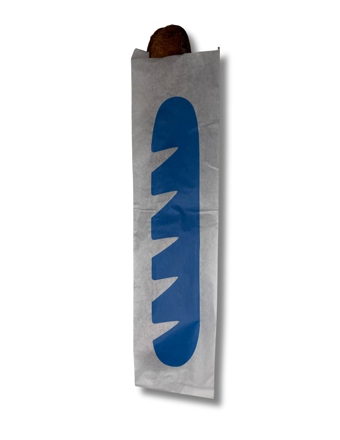 Bolsa de papel personalizada para pan con barra larga