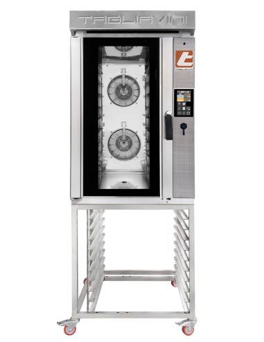 Horno Tagliavini Termovent de 10 bandejas con soporte