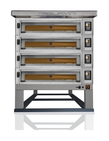 Horno modular Tagliavini 4 cámaras sobre soporte