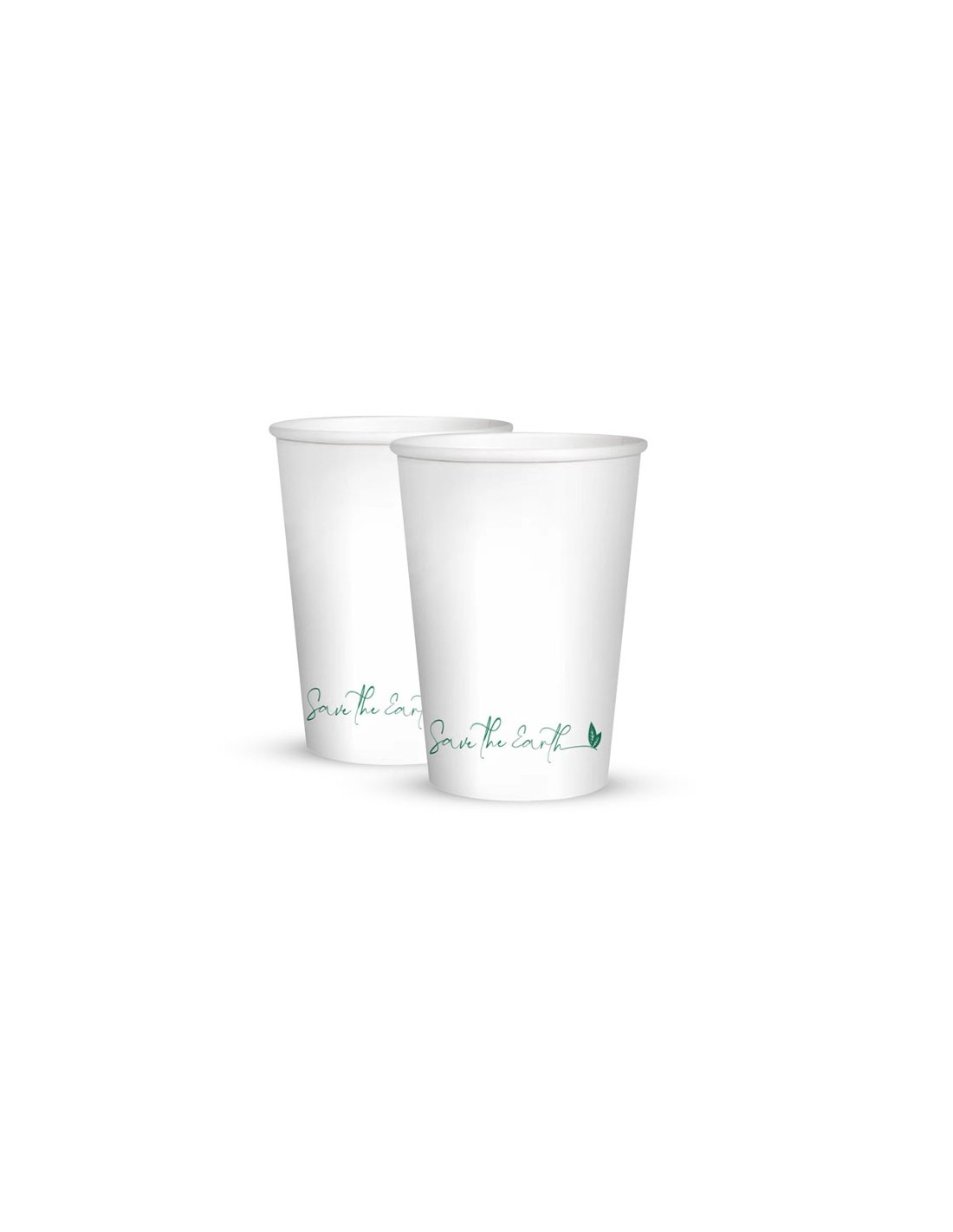 VASO DE PAPEL DESECHABLE BLANCO (PACK 100 UN)