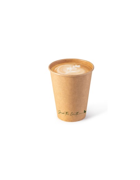 VASO DE PAPEL DESECHABLE KRAFT (PACK 100 UN)