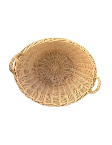 CESTO MIMBRE NATURAL OVALADO CON ASAS