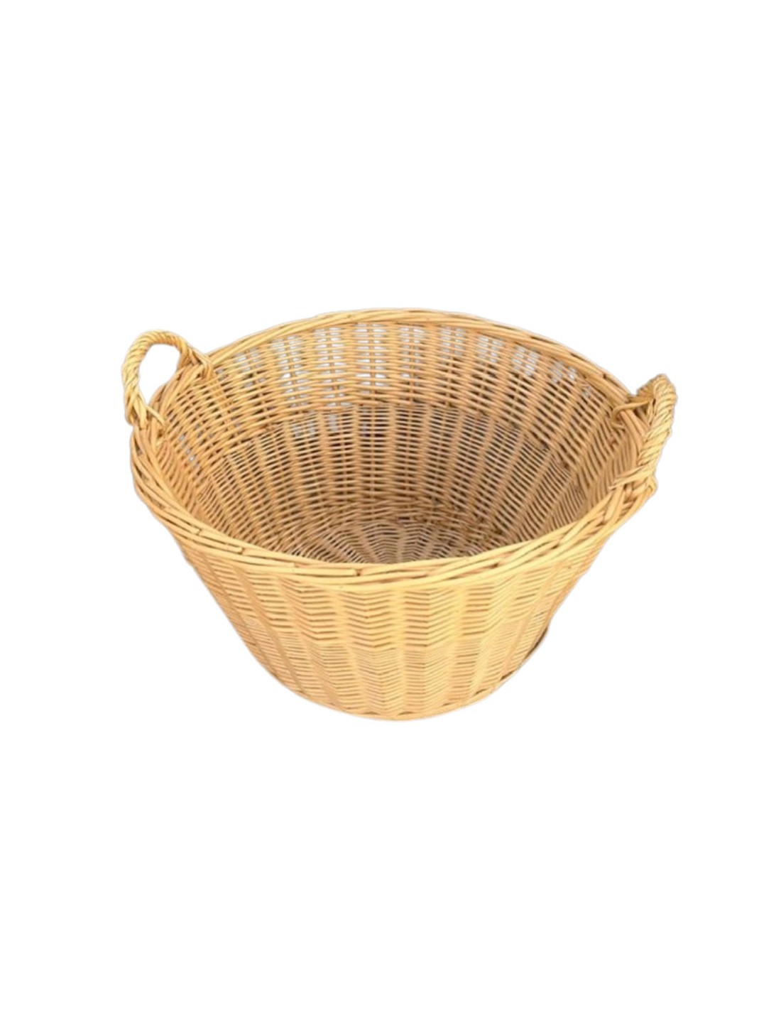 CESTO MIMBRE NATURAL OVALADO CON ASAS