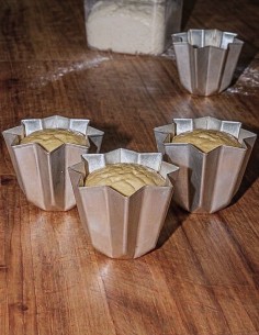Molde de aluminio para pandoro de 100 g, 250 g, 500 g, 750 g y 1 kg 2