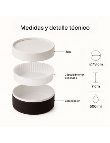 CAJA LUXURY DE CARTÓN BICOLOR PARA TARTAS DE...