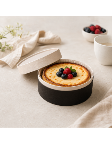 CAJA LUXURY DE CARTÓN BICOLOR PARA TARTAS DE...