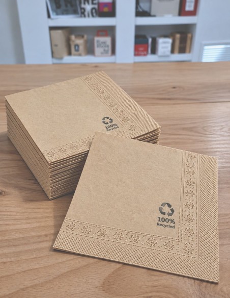 CAJA SERVILLETA KRAFT TISSUE 20x20 (PACK 4.800 UN)