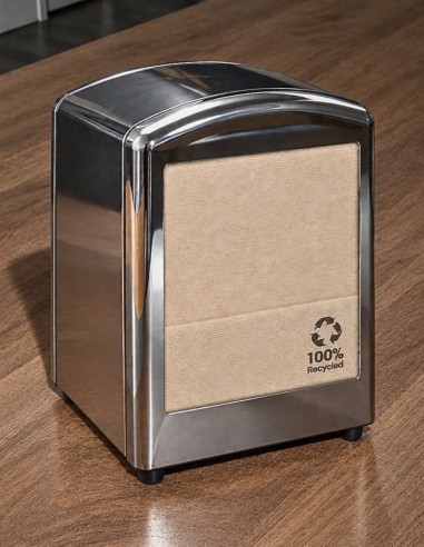 CAJA SERVILLETA KRAFT MINI SERVIS 17X17 (PACK...