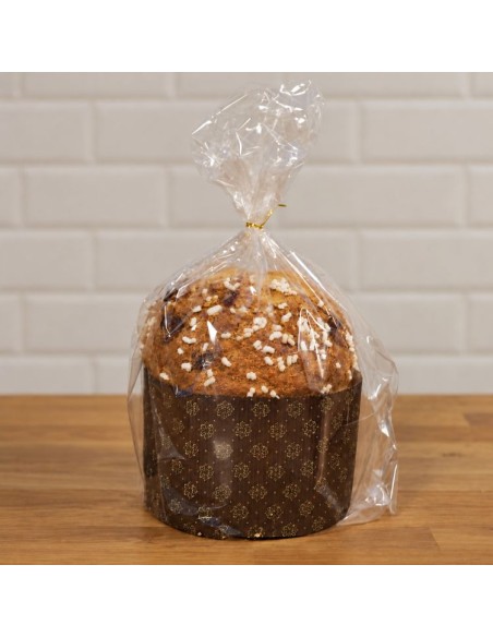 BOLSA POLIPROP.C/FUELLE PARA PANETTONE 500 GR (PACK100UN)