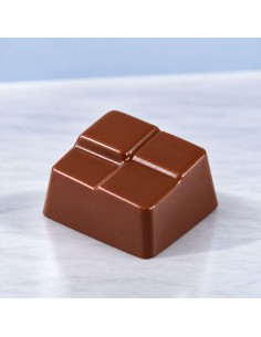 Molde de policarbonato para bombones de chocolate con relieve escalonad 2