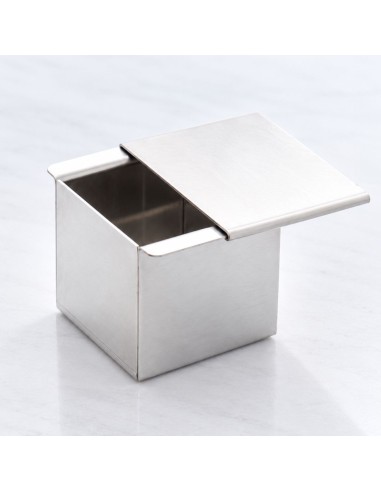 MOLDE CUBO CUADRADO ACERO INOXIDABLE 6x6 CM