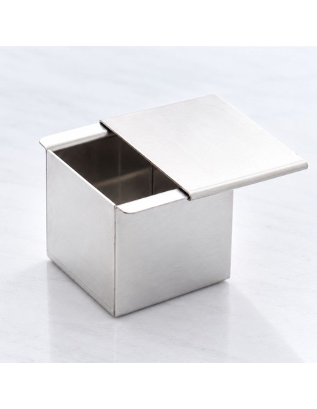 MOLDE CUBO CUADRADO ACERO INOXIDABLE 6x6 CM