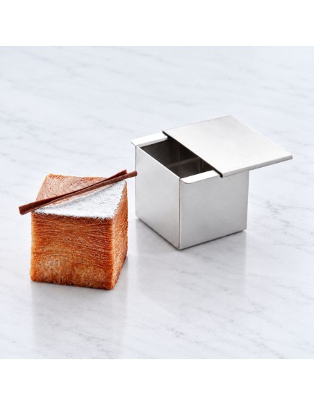 MOLDE CUBO CUADRADO ACERO INOXIDABLE 6x6 CM