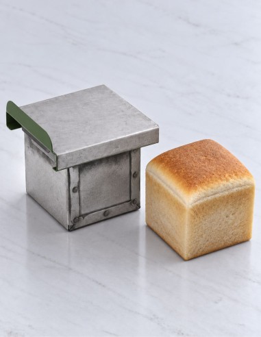 MOLDE TEFLONADO INDIVIDUAL CON TAPA PARA PAN DE...
