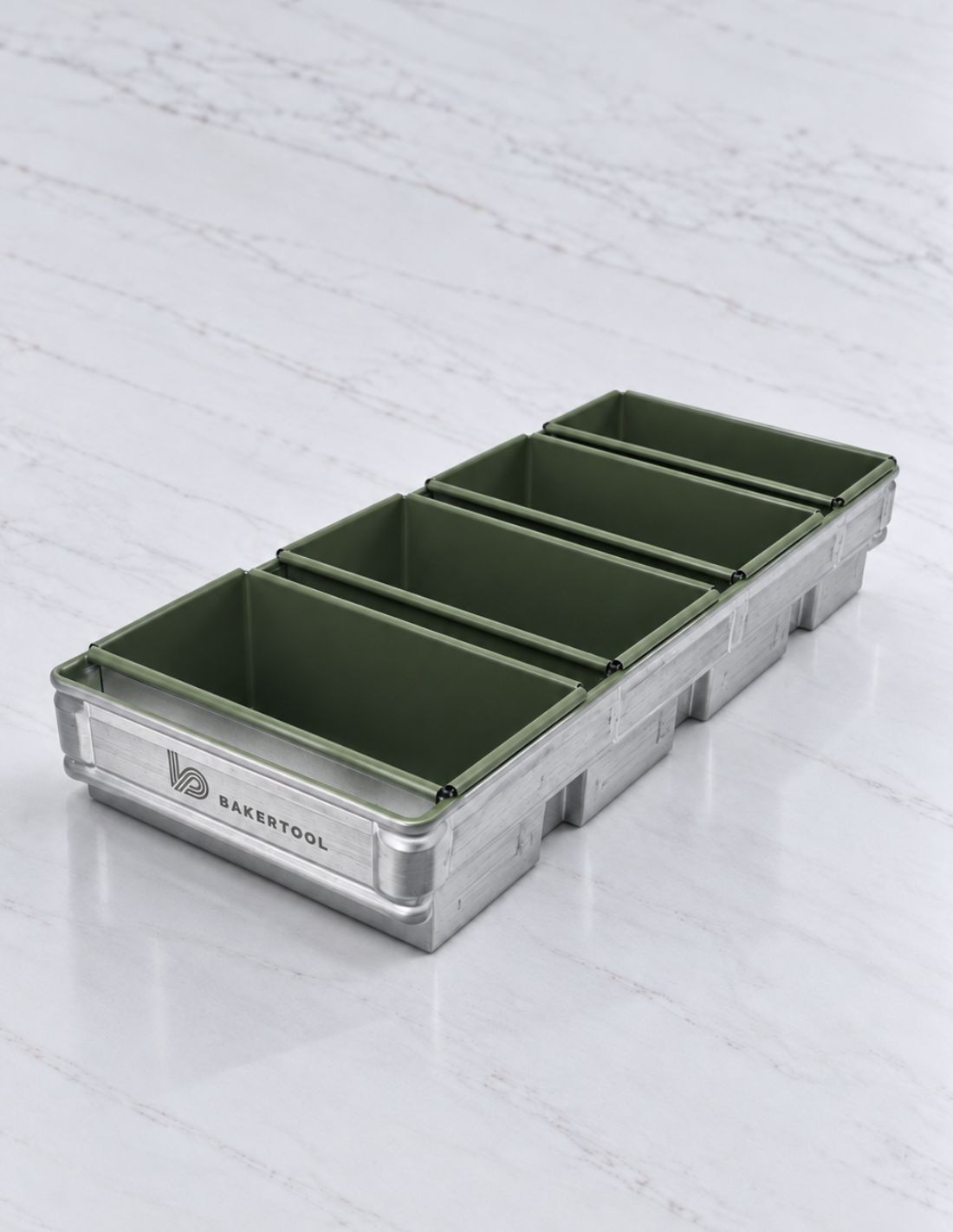 BATERIA CON 4 MOLDES TEFLONADA DE 20X10X10 CM