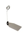 Portaprecios anilla con base inox