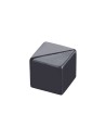 Portaprecios cubo acrílico negro