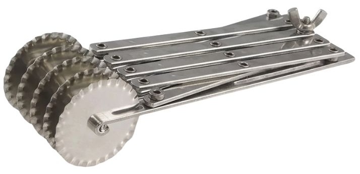 CORTADOR EXTENSIBLE CON DISCOS RIZADOS