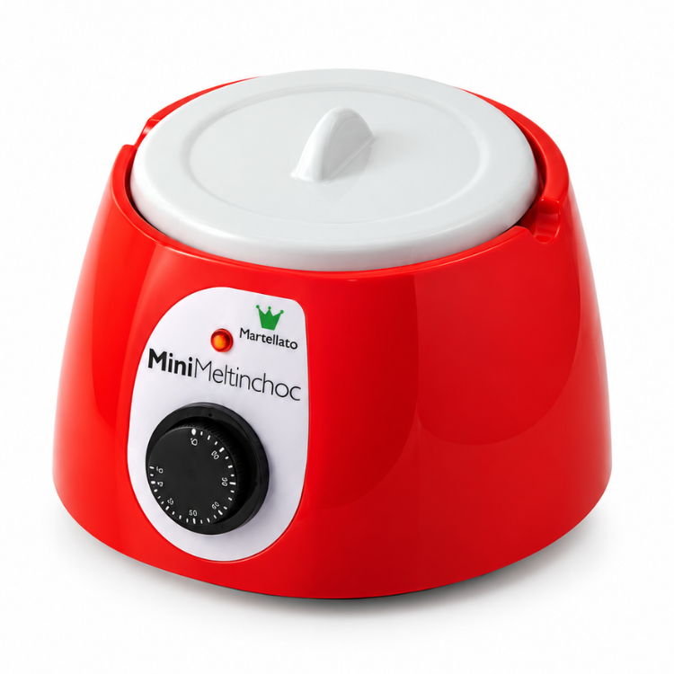 Fundidor de chocolate mini-meltinchoc rojo con tapa 1.8 l