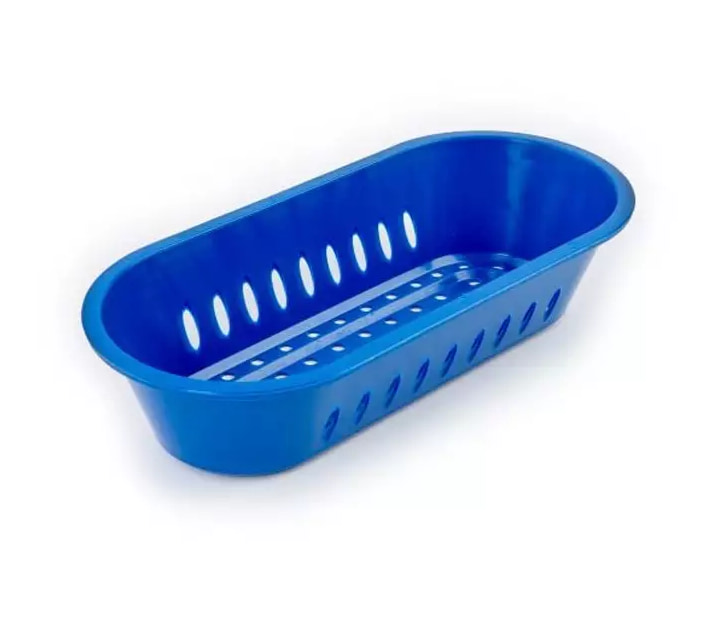 BANETTON DE PL&Aacute;STICO AZUL OVALADO