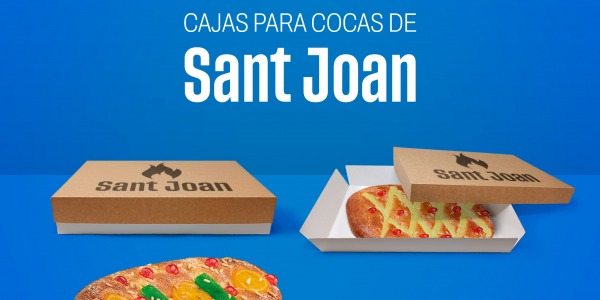 Cajas para cocas de Sant Joan